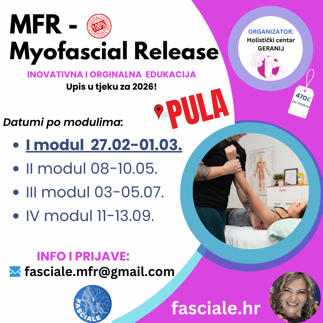 MFR - Myofascial Release (J.B.) Original tecaj 