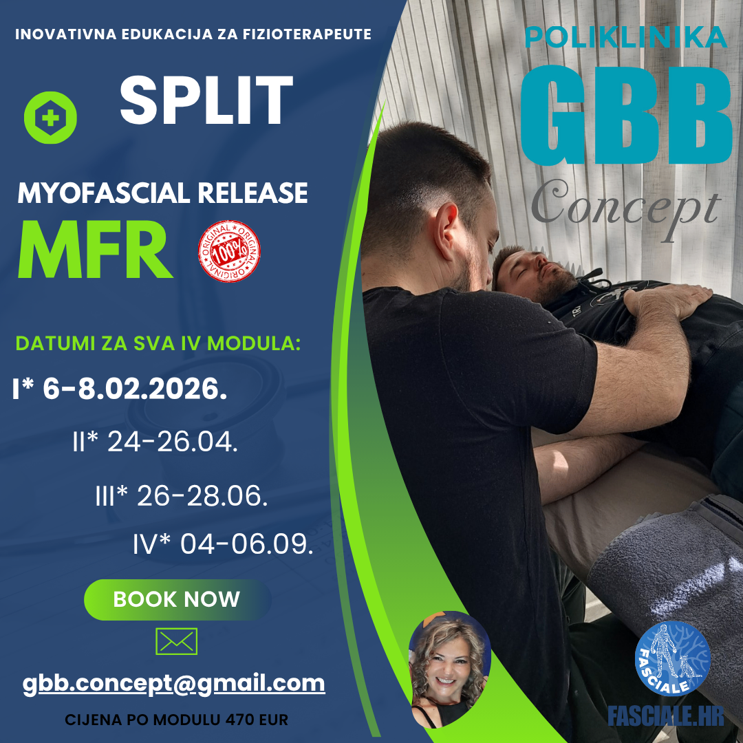 MFR -Myofascial Release (Miofascijalna relaksacija) - tečaj